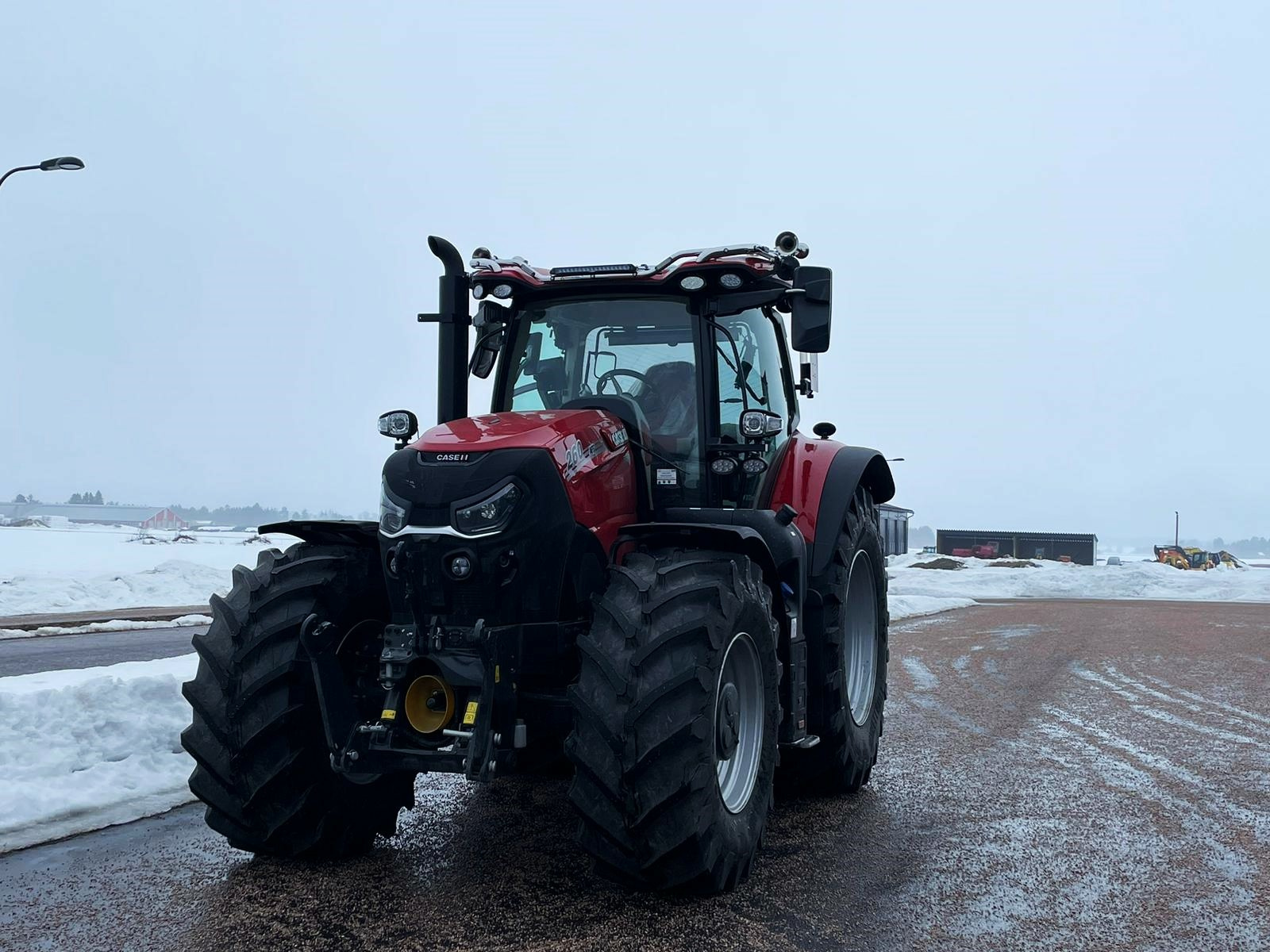 Kuvassa Roof bar for Case IH Puma 150-240