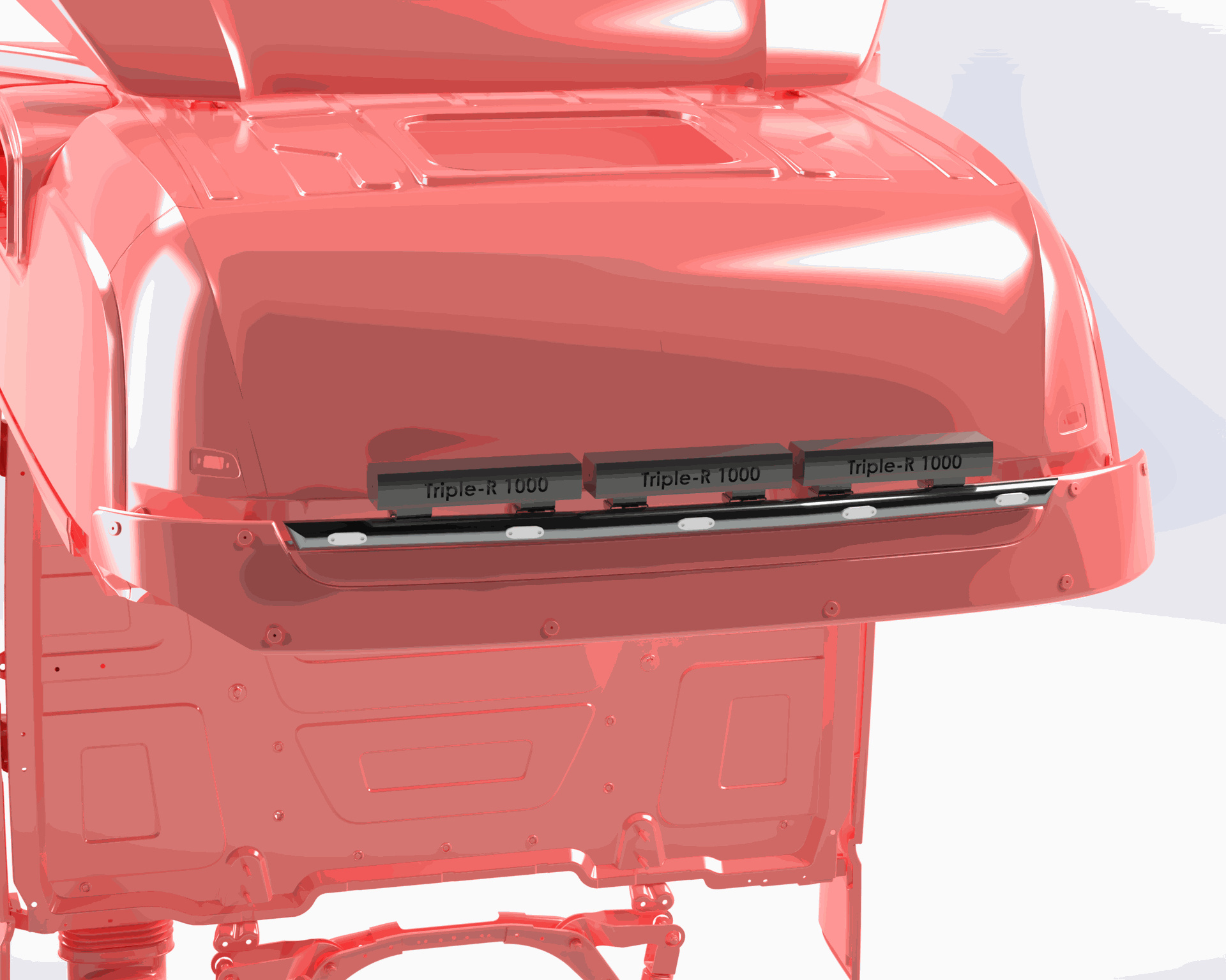 Roof-Mounted Light Bar for MB Actros GigaSpace