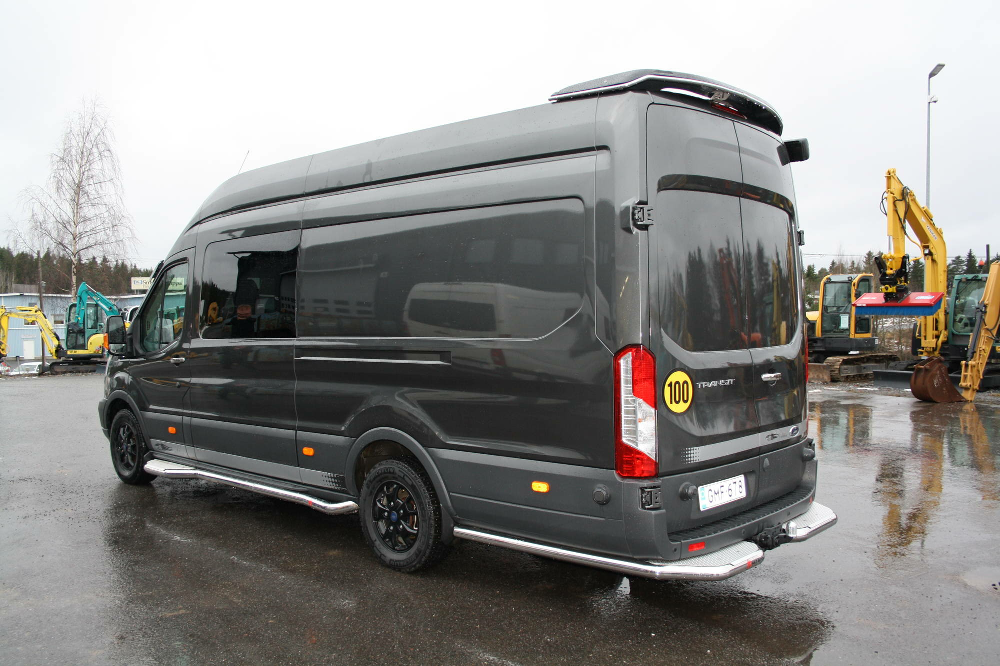 Rear Spoiler Ford Transit Van 2014-