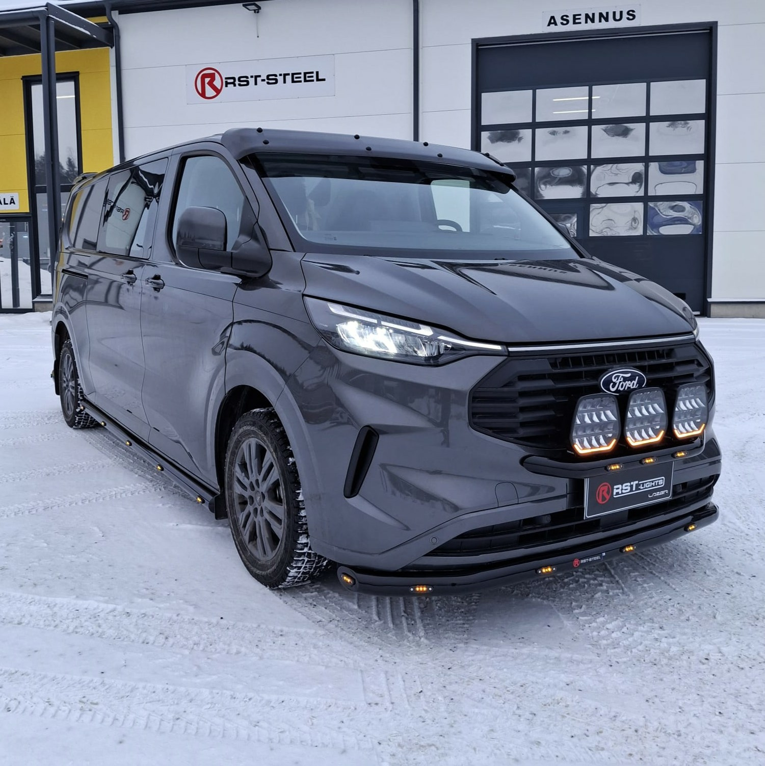 Front Spoiler Bar Ford Transit Custom 2023-