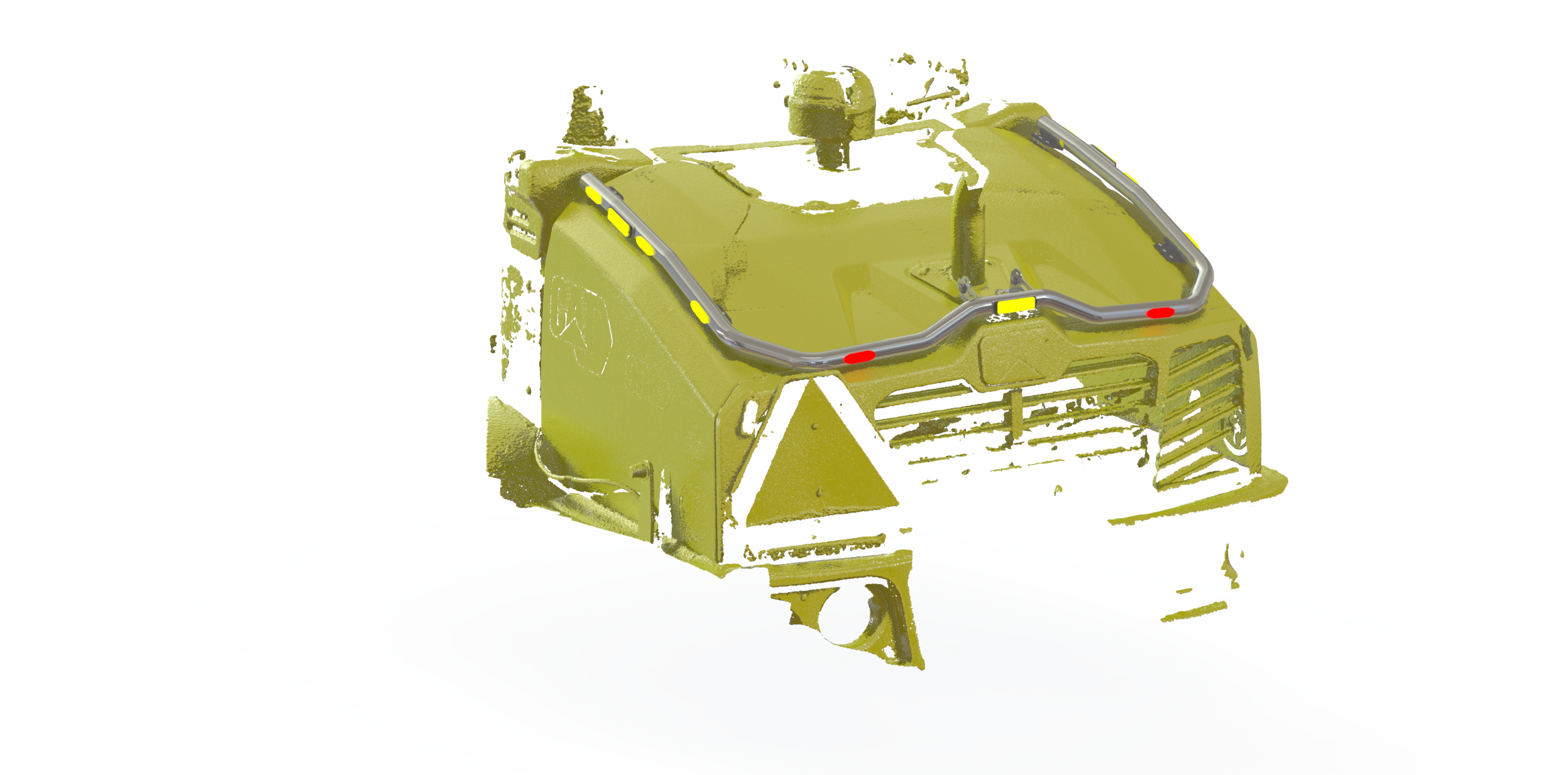 Hoodbar CAT 906–908 2022– Mounted on Engine Hood