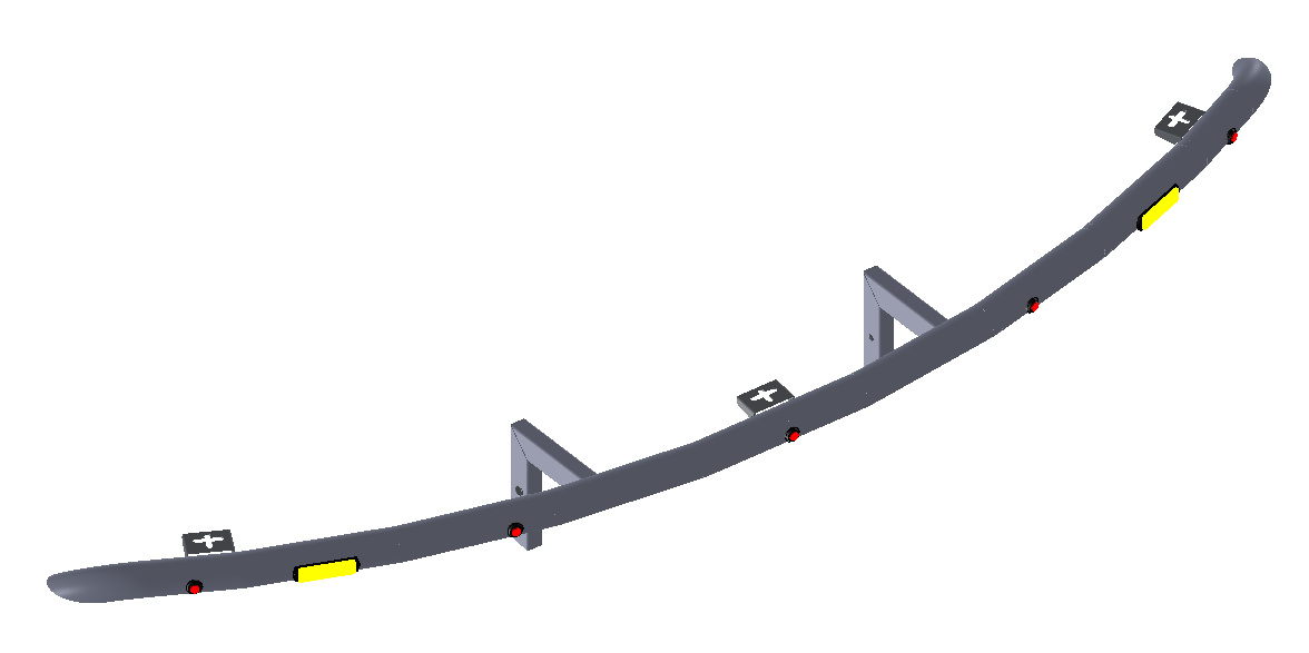 Counterweight Bar Caterpillar MH3022