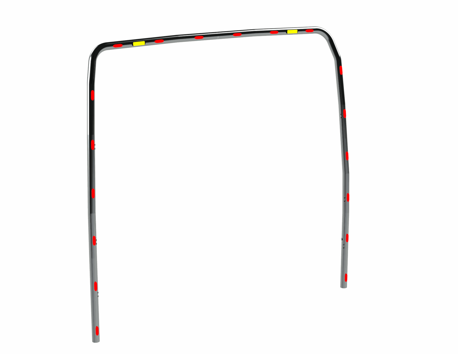 Decorative Pipes V-Line + H-Line V33 for Scania NG R Norm, without Wind Deflector