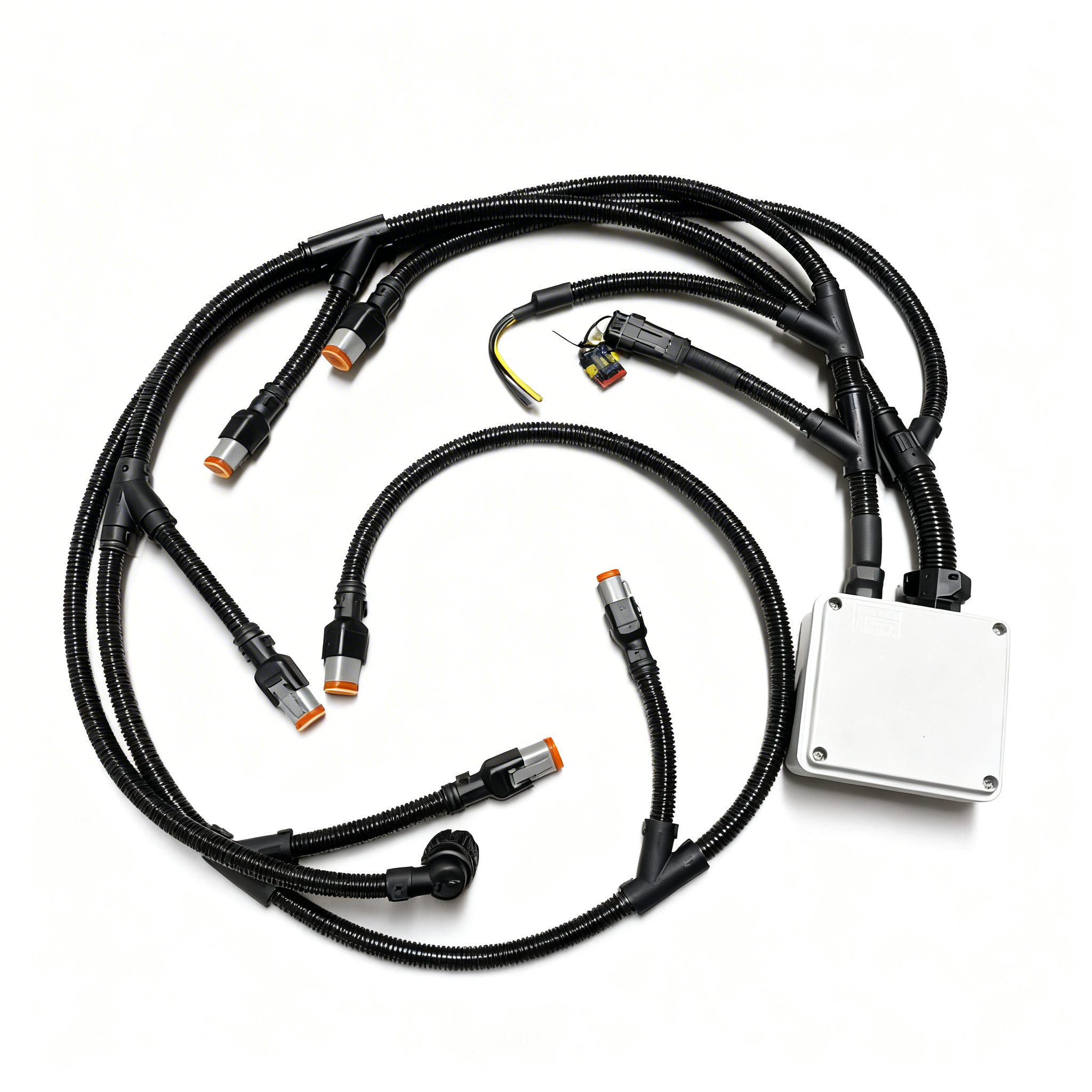 Wiring Harness for Bull Bar – 6x4-Pin DT (Beacon)